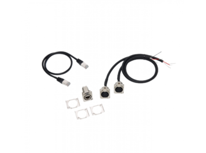 MA Lighting Adapter cable set for grandMA3 2Port Node DIN-Rail, DMX via XLR 5pin (2x cable DMX/XLR5 (length 0.5m),1x cable RJ45, 1x built-in socket etherCON/RJ45 to RJ45)