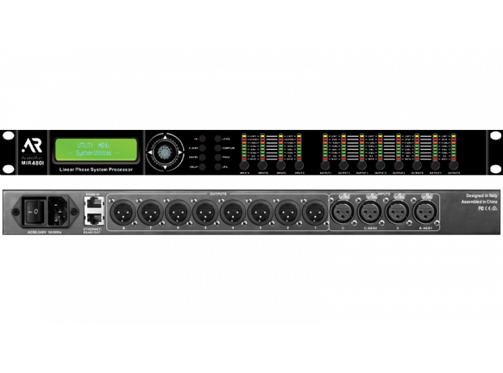AR MIR480i — DSP аудио контроллер с AD / DA - MARANI и пресетами для AR-серии 
