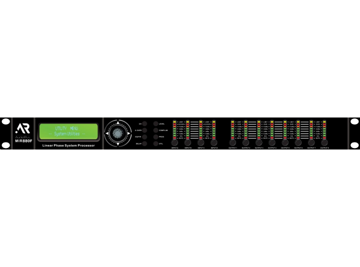 AR MIR880F — DSP аудио контроллер (с DANTE) с AD / DA - MARANI и пресетами для AR-серии   